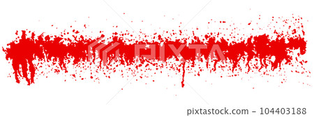Rad blood drip brush isolated on white background Rad blood drip brush isolated on white background 104403188