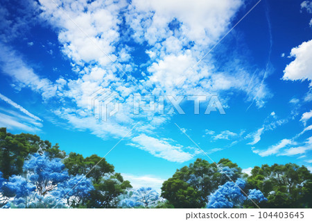 [AI image] Blue sky and clouds, image 104403645