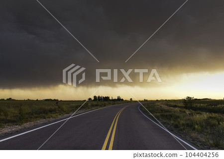 Threatening storm clouds, Pampas, Patagonia, Argentina Threatening storm clouds, Pampas, Patagonia, Argentina 104404256