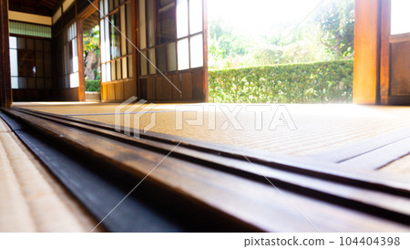 The porch of an old Japanese house The porch of an old Japanese house 104404398