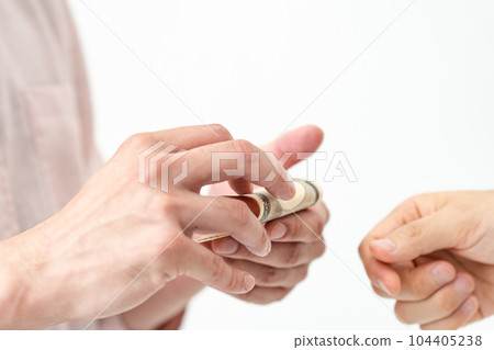 exchange of money 104405238