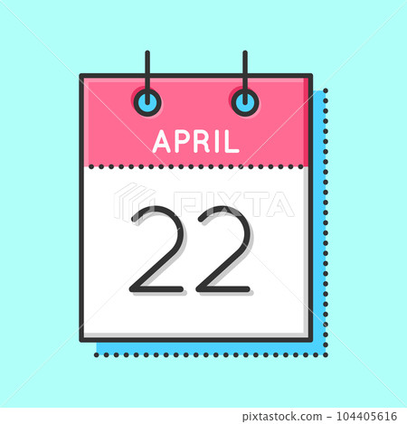 April Calendar Icon April Calendar Icon 104405616