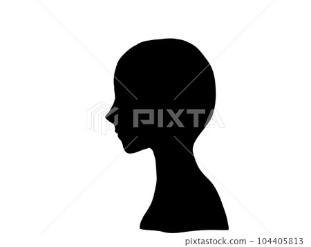 human profile silhouette 104405813