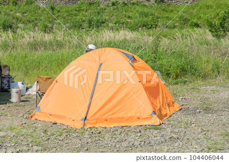 [Auto camping on the riverbed of Nakatsugawa Yasuge Bridge] 104406044