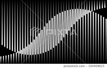 Abstract art geometric background with vertical lines. Optical illusion with waves. Abstract art geometric background with vertical lines. Optical illusion with waves. 104409625
