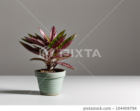 House plant in pot, isolated in white bright background, decorative indoor plant, AI generated image House plant in pot, isolated in white bright background, decorative indoor plant, AI generated image 104409794