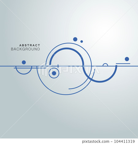 Abstract background with dynamic linear waves. Vector illustration in flat minimalistic style 104411319