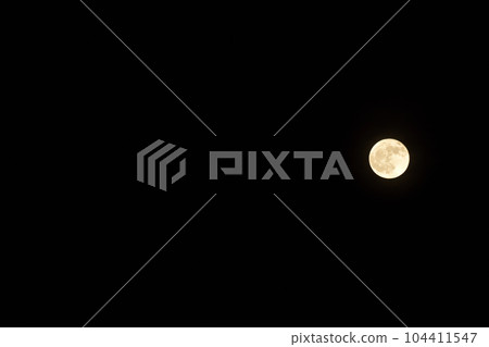 Hakushu Town, Hokuto City, June full moon Strawberry Moon Golden moon (location: middle right) Hakushu Town, Hokuto City, June full moon Strawberry Moon Golden moon (location: middle right) 104411547