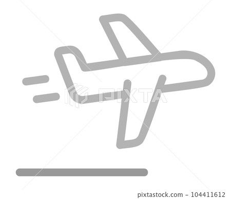 飛機起飛圖標 飛機起飛圖標 104411612