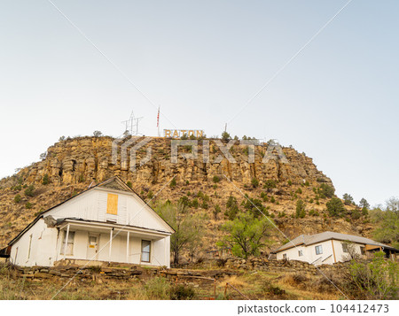 Overcast view of the Raton star Overcast view of the Raton star 104412473