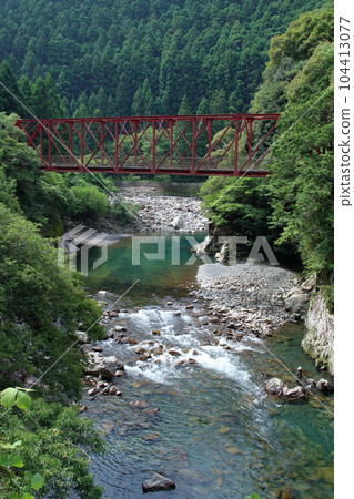 安田川明神口橋(高知縣安田町柳瀨森林鐵道遺產地) 安田川明神口橋(高知縣安田町柳瀨森林鐵道遺產地) 104413077