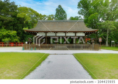 World Heritage Kyoto Kamigamo Shrine (Kamowakeikazuchi Shrine) National Treasure Babaden World Heritage Kyoto Kamigamo Shrine (Kamowakeikazuchi Shrine) National Treasure Babaden 104415935