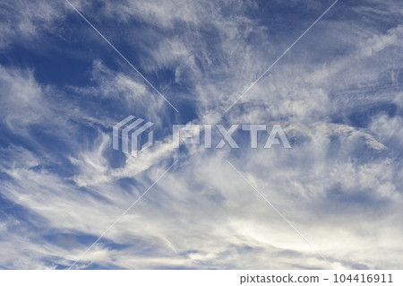  Blue sky and clouds 104416911
