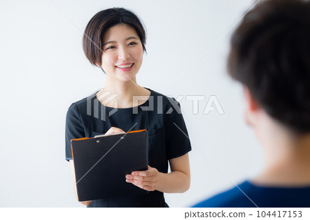 Staff in black dresses Staff in black dresses 104417153