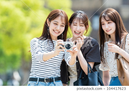女性旅行相機 女性旅行相機 104417623