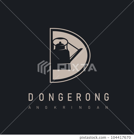 icon and vector of angkringan. angkringan is a typical food vendor in yogjakarta, Java, Indonesia 104417670