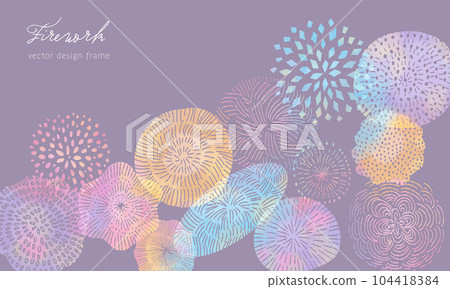 Fireworks frame 104418384
