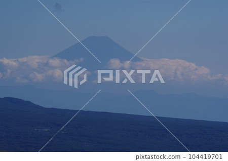從霧峰高原看富士山的金星線景觀 從霧峰高原看富士山的金星線景觀 104419701
