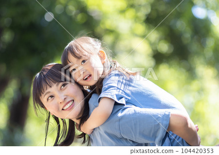 Mother and child Mother and child 104420353