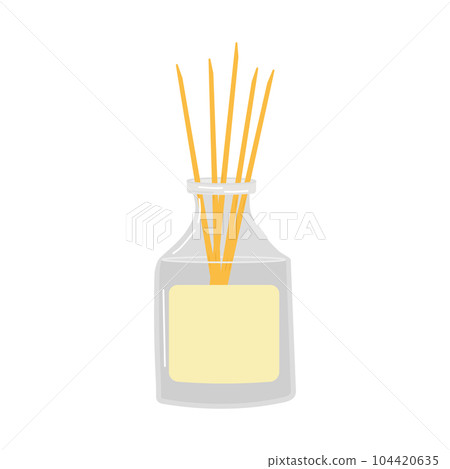Home incense, aroma diffuser. Aromatherapy. Fragrance for Home sticks. Vector illustration. Home incense, aroma diffuser. Aromatherapy. Fragrance for Home sticks. Vector illustration. 104420635