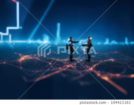 Abstract Technology Background of Futurism Abstract Technology Background of Futurism 104421161