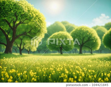 beautiful natural landscape with bokeh in Background. 104421845