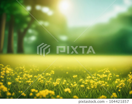 beautiful natural landscape with bokeh in Background. 104421857