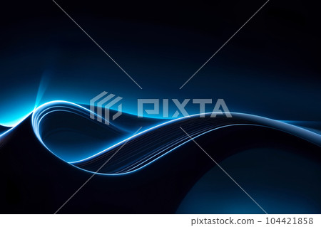 Modern Black Background Line Light Abstract  104421858