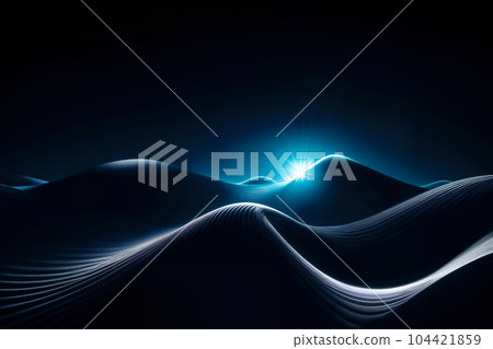 Modern Black Background Line Light Abstract Modern Black Background Line Light Abstract 104421859