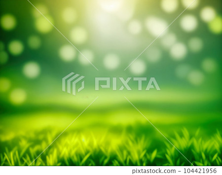 Green blurred background and sunlight Green blurred background and sunlight 104421956