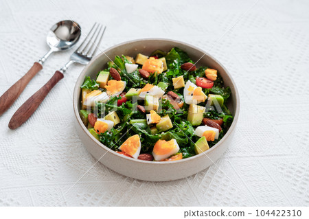 Avocado and Boiled Egg Salad 104422310