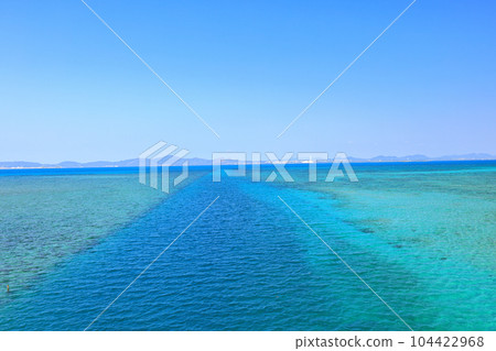 Okinawa's Blue Sea 104422968