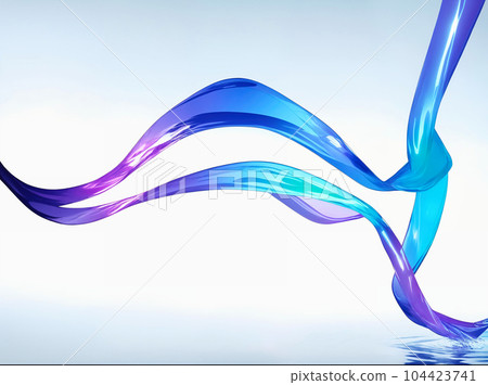 Splash fluid 3d illustration, 3d rendering Splash fluid 3d illustration, 3d rendering 104423741