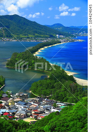 [京都府] 天氣晴朗的天橋立 104424045