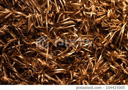 Brown shredded paper or gift box filler 104425005