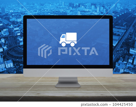 Business transportation online service concept 104425450