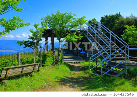 [京都府] 天氣晴朗的弁天山展望台（天橋立） 104425549