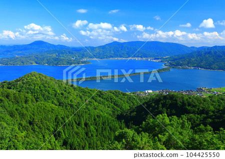 [京都府] 天氣晴朗的天橋立 104425550