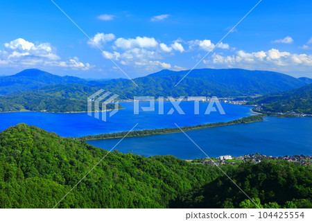 [京都府] 天氣晴朗的天橋立 104425554