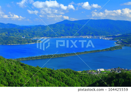 [Kyoto Prefecture] Amanohashidate in sunny weather 104425559