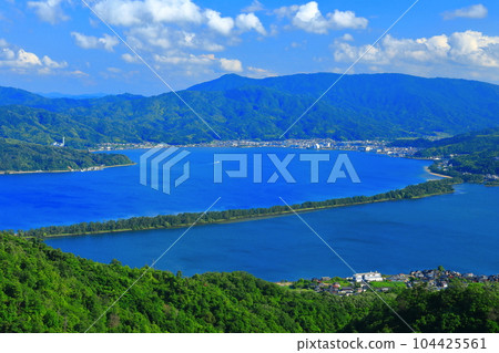 [Kyoto Prefecture] Amanohashidate in sunny weather 104425561