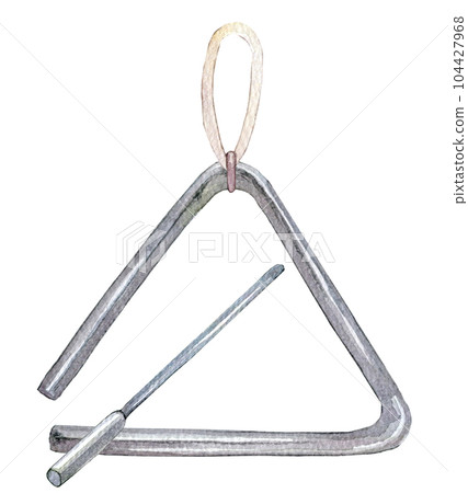 水彩插圖、手繪插圖、三角形 104427968