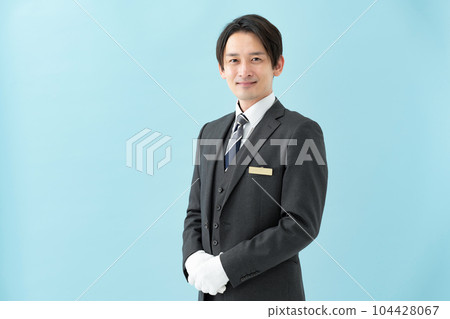 Male white gloves Male white gloves 104428067