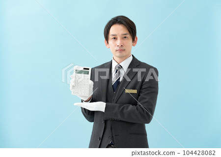 Male white gloves calculator Male white gloves calculator 104428082