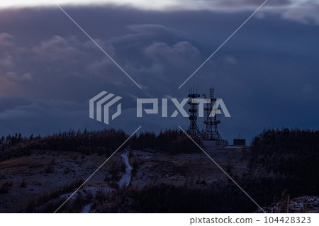 Nagano Prefecture Utsukushigahara Plateau Ohgatou Ohugahana Antenna Relay Station Radio Landscape Tourism Alps Travel Mountaineering Winter Nagano Prefecture Utsukushigahara Plateau Ohgatou Ohugahana Antenna Relay Station Radio Landscape Tourism Alps Travel Mountaineering Winter 104428323