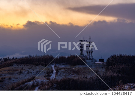 Nagano Prefecture Utsukushigahara Plateau Ohgatou Ohugahana Antenna Relay Station Radio Landscape Tourism Alps Travel Mountaineering Winter Nagano Prefecture Utsukushigahara Plateau Ohgatou Ohugahana Antenna Relay Station Radio Landscape Tourism Alps Travel Mountaineering Winter 104428417