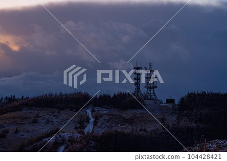 Nagano Prefecture Utsukushigahara Plateau Ohgatou Ohugahana Antenna Relay Station Radio Landscape Tourism Alps Travel Mountaineering Winter Nagano Prefecture Utsukushigahara Plateau Ohgatou Ohugahana Antenna Relay Station Radio Landscape Tourism Alps Travel Mountaineering Winter 104428421