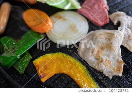 Enjoy the barbecue 104428781