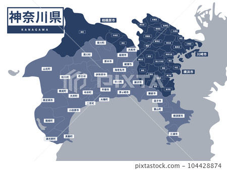 地圖（附地名） - 神奈川縣 104428874