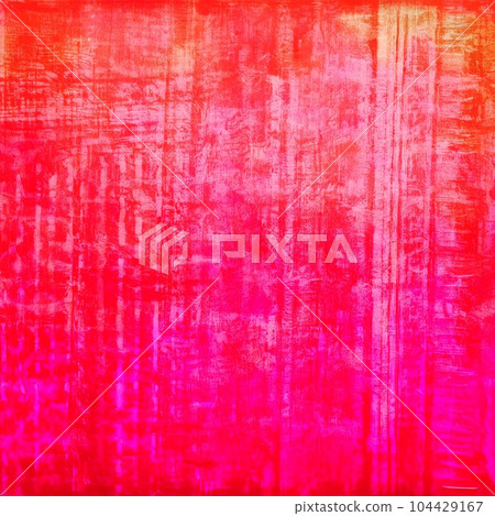 Abstract painting in pink, yellow and orange shades, watercolor painting background. Digital illustration brush art. 104429167